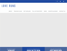 Tablet Screenshot of loveruns.org